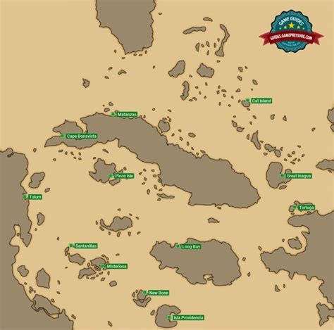 Assassins Creed Black Flag Mayan Stones Map Cape May County Map