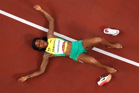 Tokyo Olympics 2021 Elaine Thompson Herah Completes 100m 200m Double