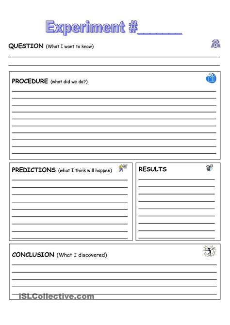 Science Experiment Report Template New Creative Template Ideas
