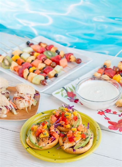 Pool Party Tropical Recipes Blog Martins Famous Potato Rolls And