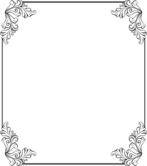 Bingkai Undangan PNG, Gambar Border Undangan Free Download - Free