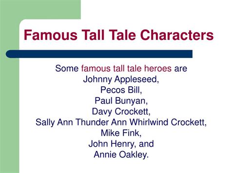 Ppt What Is A Tall Tale Powerpoint Presentation Free Download Id