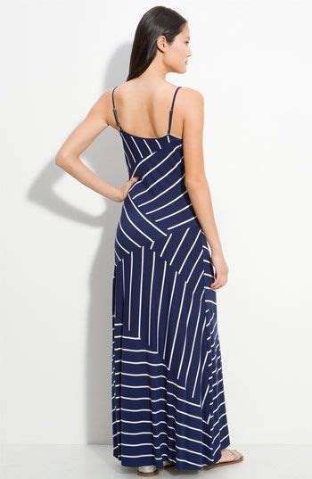 Calvin Klein Asymmetrical Stripe Maxi Dress Nordstrom Maxi Dress