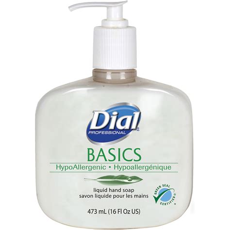 Dial DIA Basics HypoAllergenic Liquid Hand Soap Each White Fl Oz ML