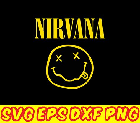 Nirvana Svg Eps Dxf Png Digital Download Etsy