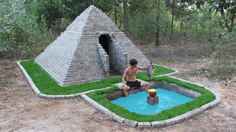 Unbelievable Build Pyramids And Swimming Pool By Ancient Skill Youtube