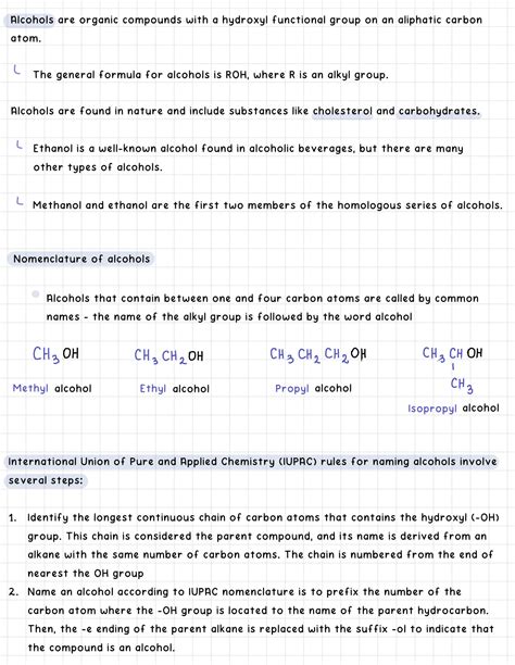 Solution Organic Chemistry Alcohols Nomenclature Of Alcohols Structure