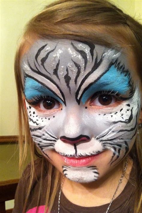 Kitty Face Painting Cat Face Leopard Face Paint Kitty Face Paint