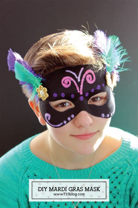 Super simple diy masquerade mask 4. DIY Mardi Gras Mask Kids Craft - Inspiration Made Simple