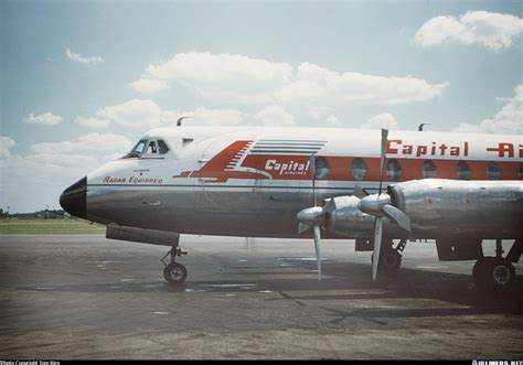 Vickers 745d Viscount Capital Airlines Aviation Photo 0278917