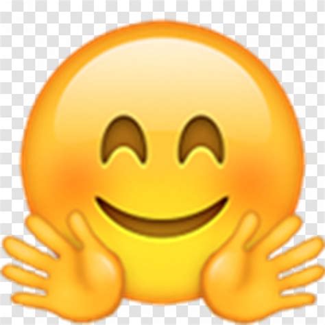 Iphone World Emoji Day Hug Text Messaging Emoticon Hand Transparent Png