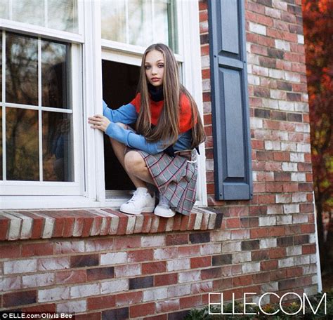 Sia Music Video Star Maddie Ziegler Poses In Elle For This Seasons
