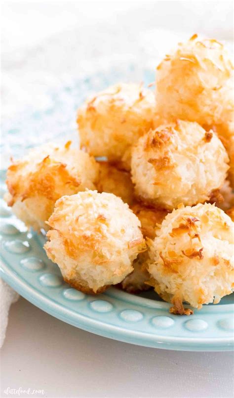 Easy Coconut Macaroons A Latte Food