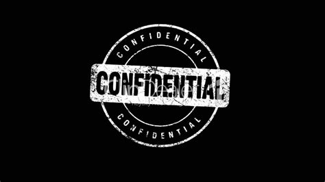 CONFIDENTIAL stamp: Royalty-free video and stock footage