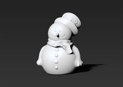 Snowman 3d Model 3d Printable Stl