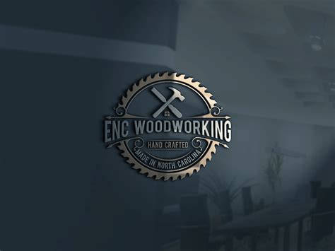 Bold Masculine Woodworking Logo Design For Enc Woodworking By Graphic