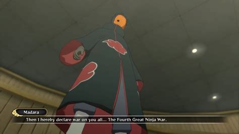 Tobi Declare The Fourth Great Ninja War Naruto Shippuden Ultimate