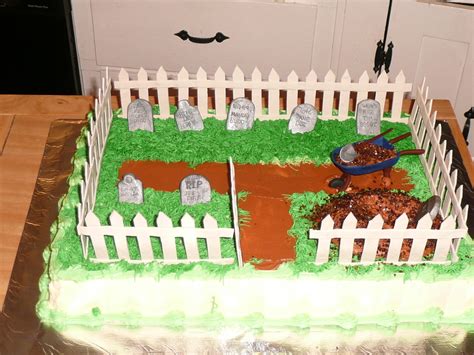 Graveyard Birthday Cake