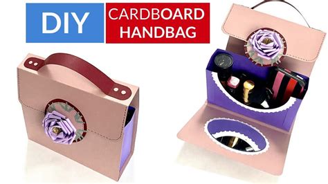 Diy Cardboard Handbag Tutorial Diy Handbags And Purses Easy Handbag