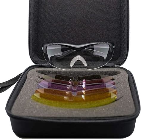 Ssp Eyewear Methow 6 Lens Rx Able Trap Shooting Glasses Kit With Black Nylon Frames