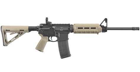 Ruger Ar 556 556 Nato M4 Flat Top Autoloading Rifle With Magpul Fde