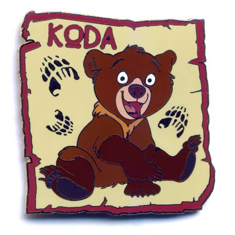 Koda Brother Bear Pin And Pop
