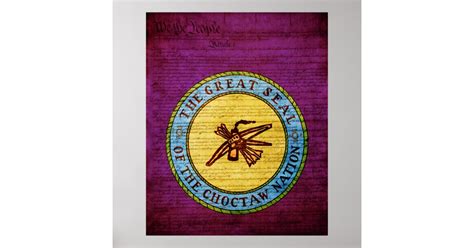 Choctaw Nation Of Oklahoma Poster Zazzle
