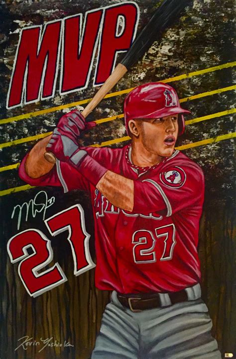 Mike Trout By Whatevah32 On Deviantart Mike Trout Angels Baseball