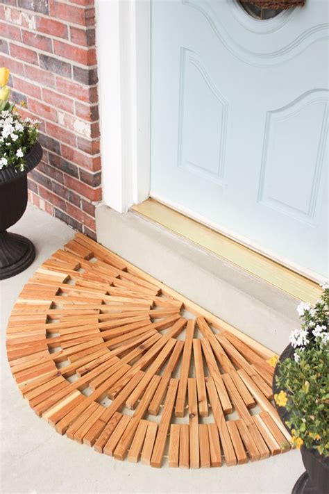 Creative And Inviting Doormats You Can Make Yourself Wooden Diy