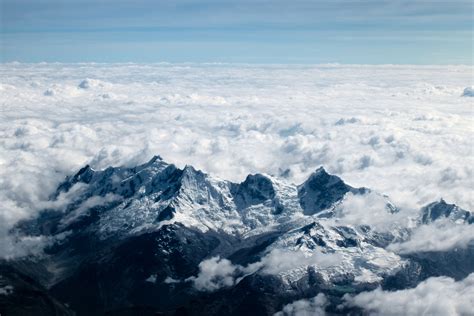 5384046 3742x2495 Cloudy Mountain Range Peak Ande Mountain Top