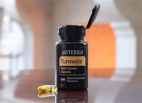Turmeric Dual Chamber Capsules Doterra Essential Oils
