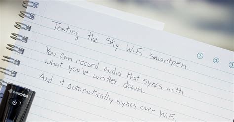 Hands On With Livescribes Sky Wi Fi Smartpen Wired