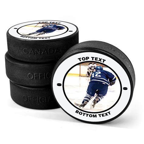 Every order is handled with hockey passion and care.quality matters! Personalized Your Photo with Text Hockey Puck | Custom Pucks | ChalkTalk SPORTS