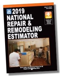 This ebook is the download version of the book in text searchable, pdf format and offers annual revised updates. National Repair & Remodeling Estimator 2019 - Craftsman ...