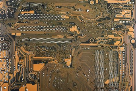 Abstract Close Up Tech Science Background Circuit Board Electronics