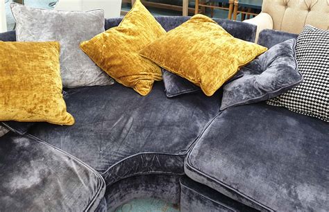 'peter guild | makers of fine upholstery.' analysis. PETER GUILD MAYFAIR CORNER SOFA, in velvet, cost £3840 new ...
