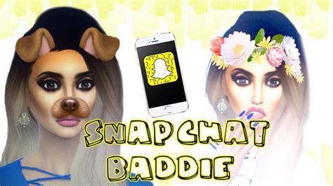 Snapchat Baddie The Sims 4 Cas Youtube