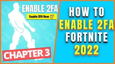 How To Enable 2fa On Fortnite Chapter 3 S1 2022 New Quickest Way
