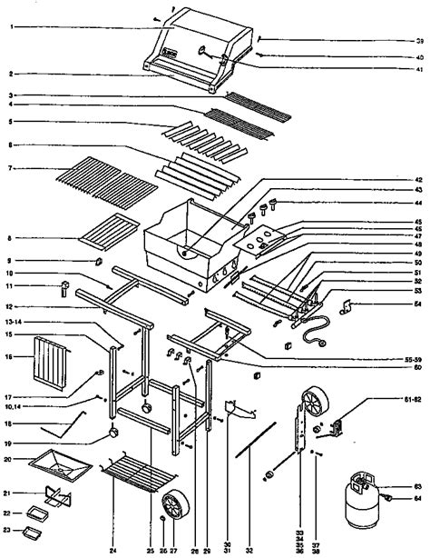 Weber Grill Outdoor Lp Parts Model Genesis1000 Sears Partsdirect