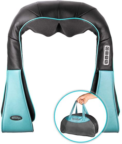 Amazon Deal Of The Day Invospa Shiatsu Back Shoulder And Neck Massager With Heat For Only 3497