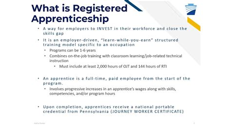 Introduction to Registered Apprenticeship and Pre-Apprenticeship