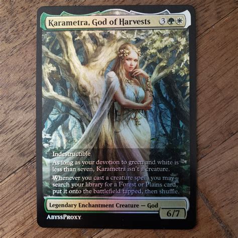 Karametra God Of Harvests A Foil Abyss Proxy Shop