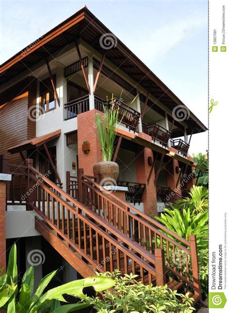 Modern Thai House Amongst Vegetation Download From Over 57 Million