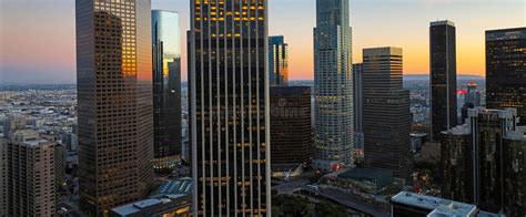 Skyscrapers Of Los Angeles California Los Angeles California Usa