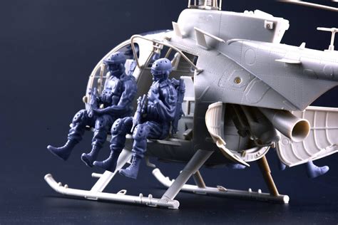 The Modelling News Preview Two Of Kitty Hawks 35th Scale Built Up Mh 6jah 6j “little Birds