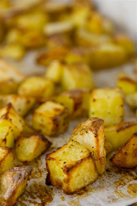 Line a rimmed baking sheet with parchment paper or foil for easy cleanup. Sheet Pan Roasted Potatoes - Life Currents side dish