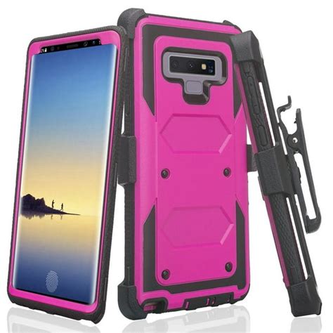 Samsung Galaxy Note 9 Case Shock Proof Phone Case With Swivel Belt