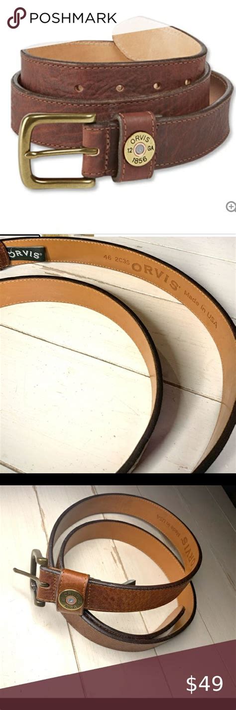Orvis Bison Leather Shotshell Belt 2c3s Bison Leather Leather