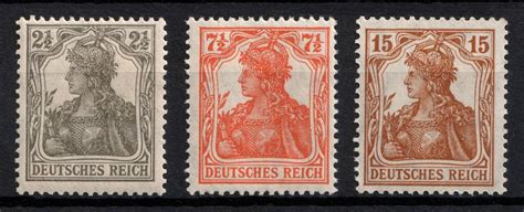 German Empire Germany Mi B B Full Set Signed Cv