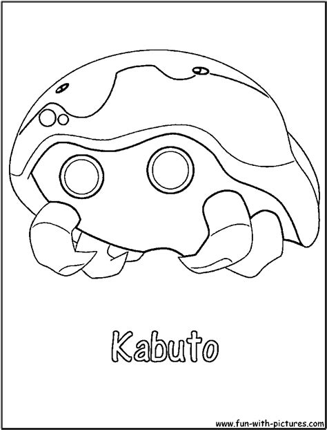 You can download and print this pokemon coloring pages kabutops,then color it with your kids or share with your friends. Kabuto Coloring Page